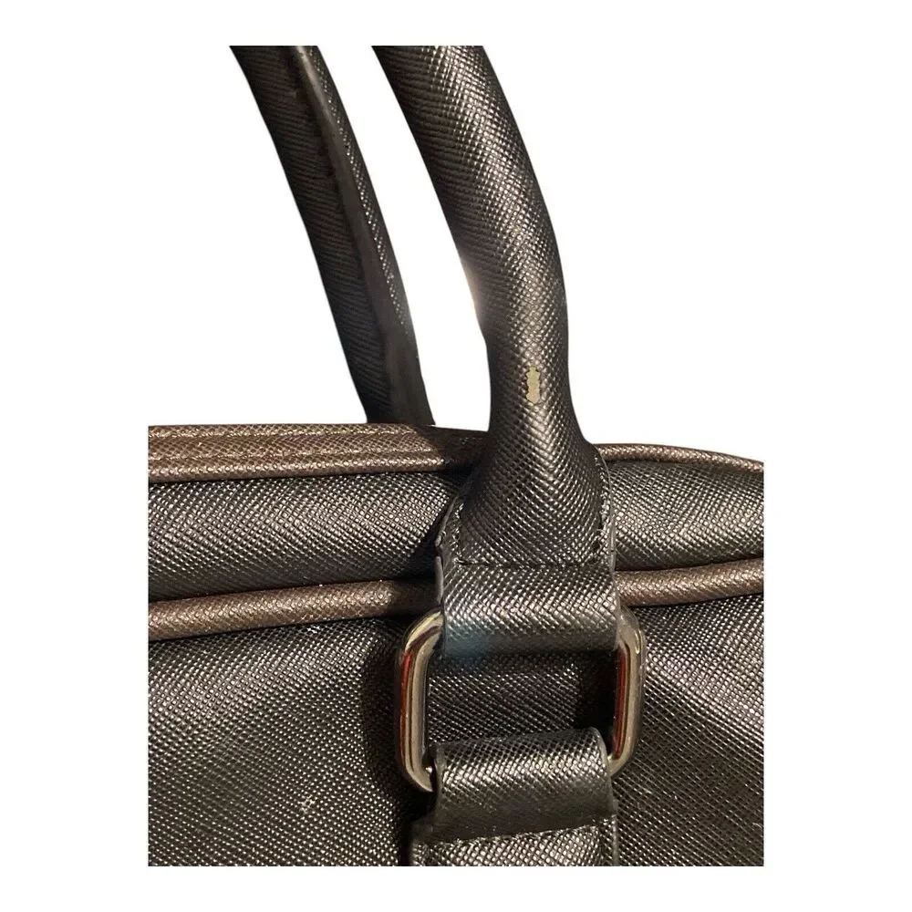 Ted Baker Spaidi Textured Document Bag/Briefcase -‎ Used